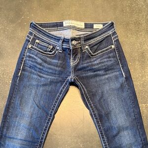 BKE Sabrina Women's Dark Blue Skinny Jeans